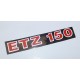 STICKERS SET - HORIZONTAL TEXT - MZ ETZ 150